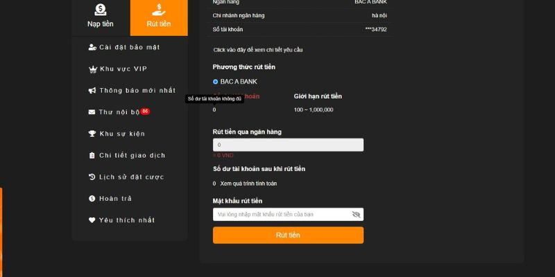 Cách rút thưởng nhanh từ 8kbet cho bet thủ